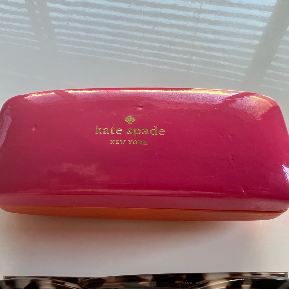 Kate Spade Brown Tortoise Half Rim Wayfarer Eyeglasses Ziba/S JDW Y6 53 19 135 - Picture 5 of 6